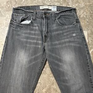 Levis Jeans Mens 31x30 Black Faded 517 Boot Cut Denim Workwear Western Y2K
